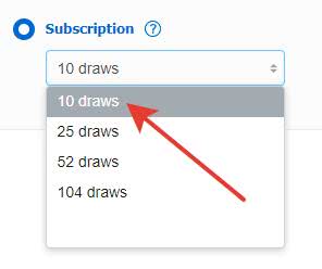 Subscription: decide on the numbers
