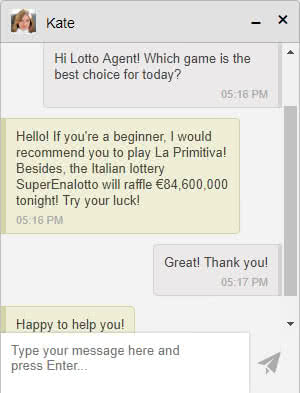 Lotto Agent customer support