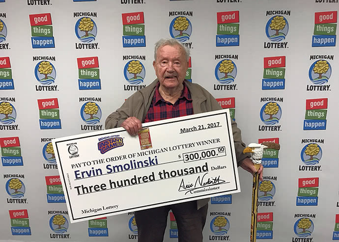Lottery winner Ervin Smolinski
