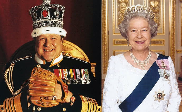Lottery winner Queen Elizabeth like Ralph of King Ralph