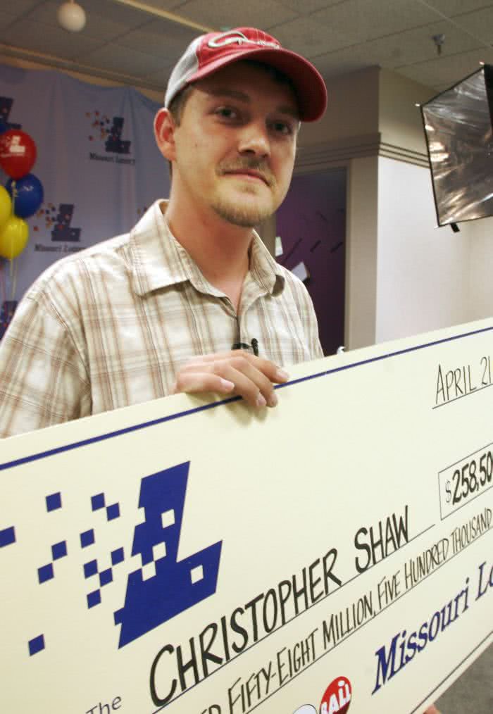 Chris Shaw Powerball lottery winner