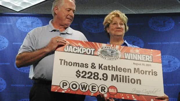 Thomas and Kathleen Morris Powerball lottery winners