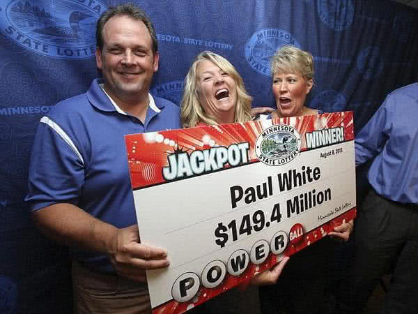 Paul White Powerball lottery winner